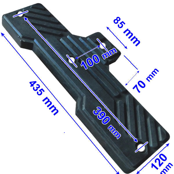 Patin en caoutchouc supportant la jante côté détalonneur pour démonte-pneu - SG17 - Compatible avec SICE, WERTHER, RP TOOL, HOFMANN, CEMB Patin en caoutchouc supportant la jante côté détalonneur pour démonte-pneu - SG17 - Compatible avec SICE, WERTHER, RP TOOL, HOFMANN, CEMB